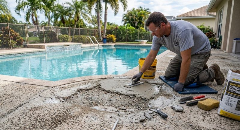 Concrete Patio Repair in Albany, NY