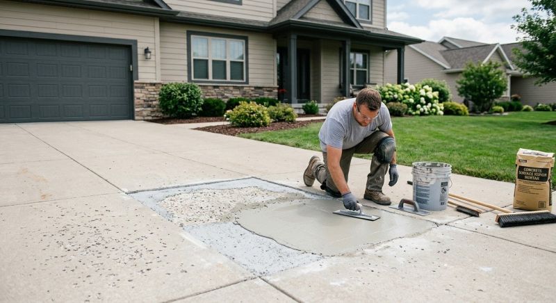 Driveway Spalling Repair Service